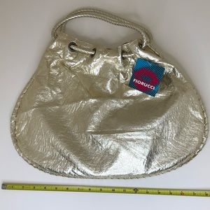 Shiny Gold Tote Bag